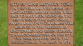 King Arthur's tomb